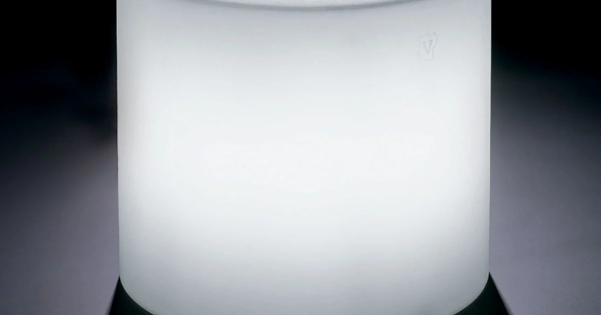 Tavolino da Esterno Luminoso in Polietilene perla Made in Italy - Derti