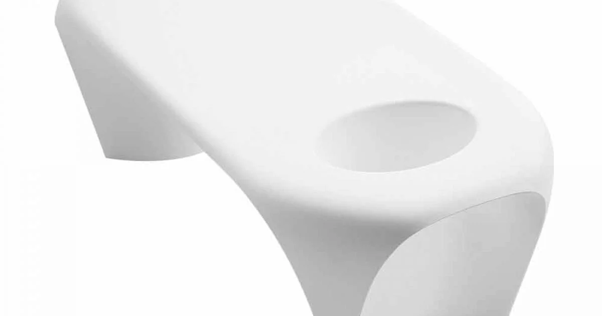 Tavolino da Esterno o Interno con Spumantiera, Design 2 Pezzi - Lily by Myyour