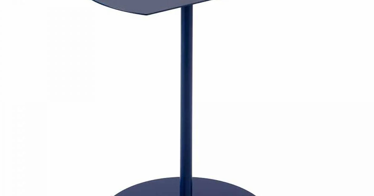 Tavolino da Giardino in Metallo Colorato di Design Moderno in 3 Misure - Cettina