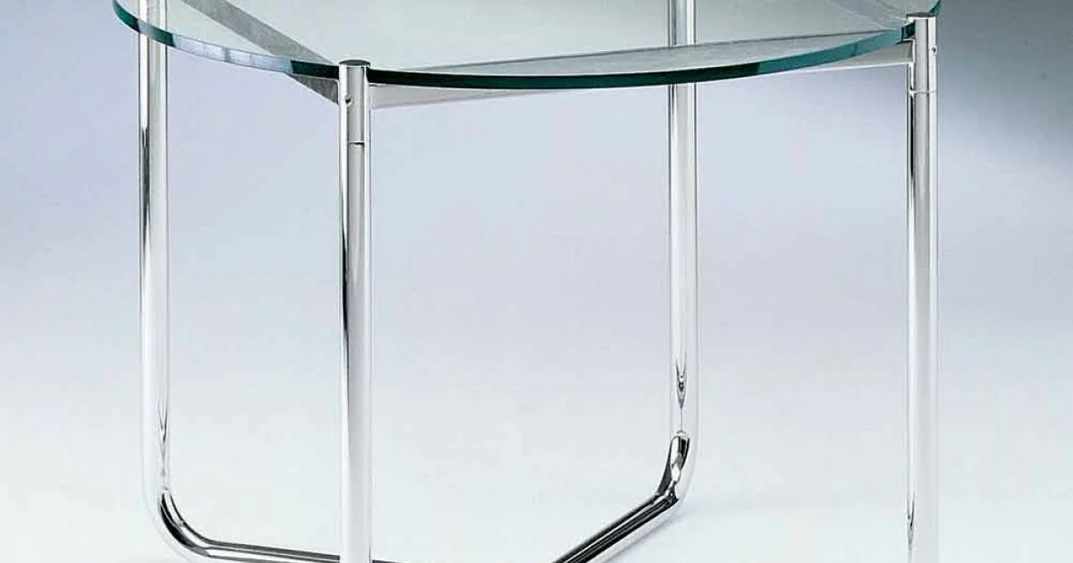 Tavolino da Salotto con Piano Rotondo in Vetro Realizzato in Italia - Costanza