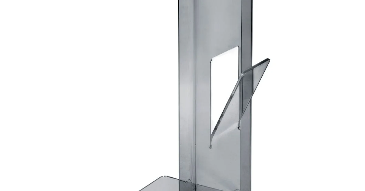 Tavolino da Salotto con Portariviste in Plexiglass Made in Italy - Belle