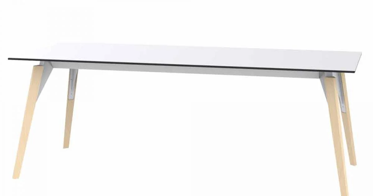Tavolino da Salotto in Laminato Bianco o Nero in 2 Misure - Faz Wood by Vondom