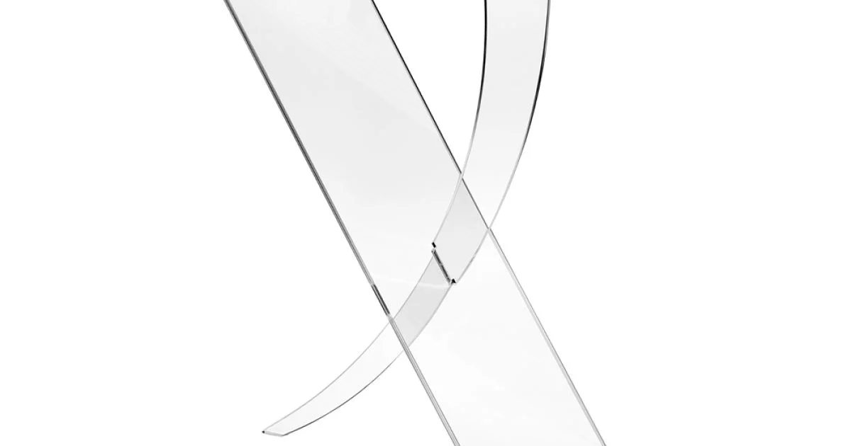 Tavolino da Salotto in Plexiglass da Polimero Vergine Made in Italy - Elsa