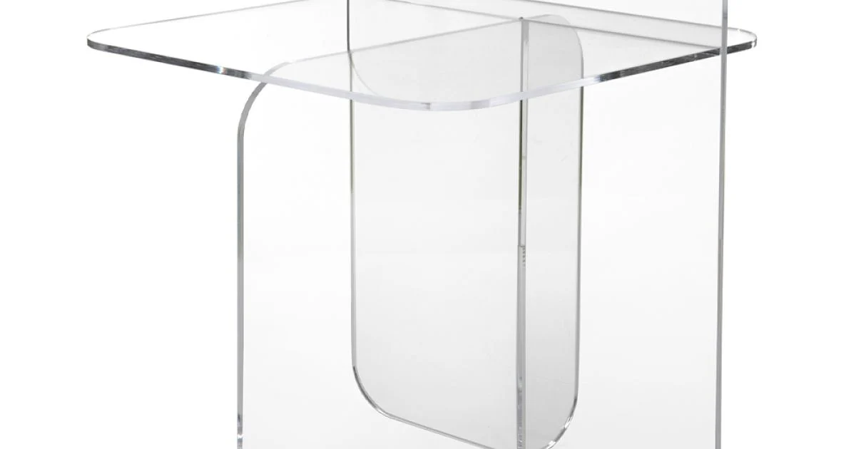 Tavolino Moderno da Soggiorno in Plexiglass Made in Italy - Ariel