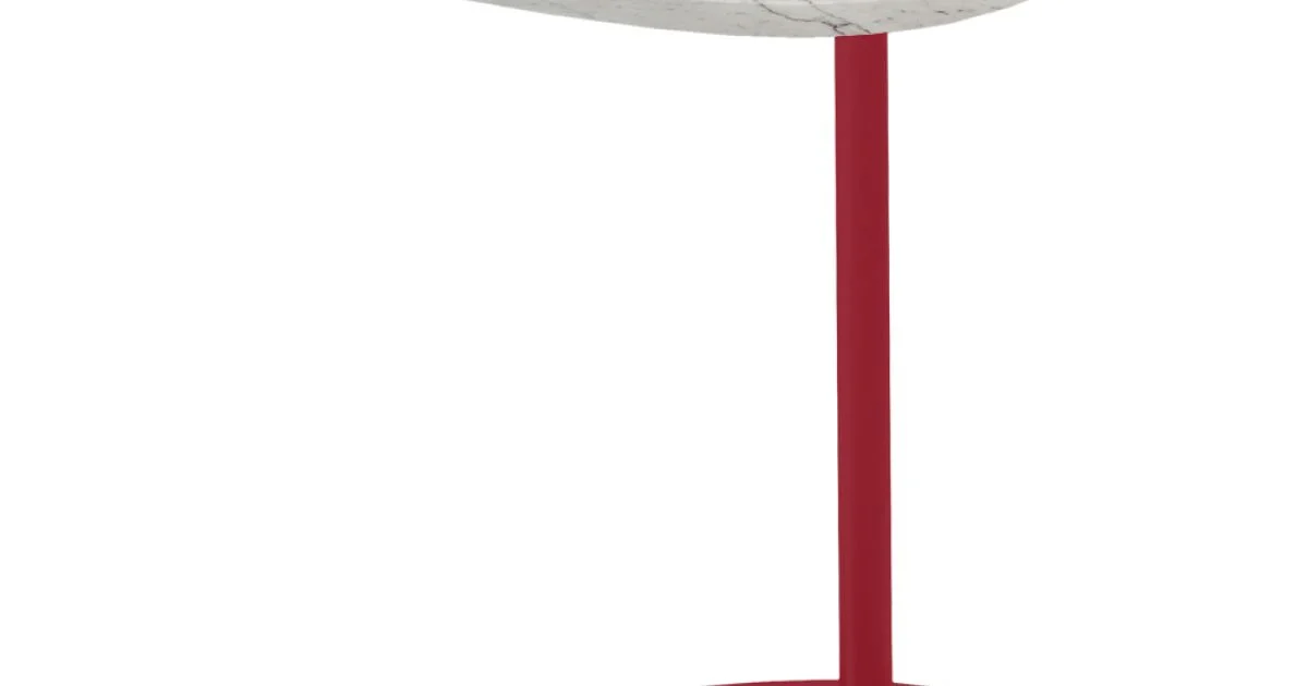 Tavolino per Salotto in Metallo e Marmo di Marquinia, Design di Lusso - Yassine