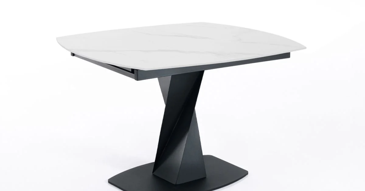 Tavolo Allungabile a 165 cm in Metallo e Ceramica - Boccanera