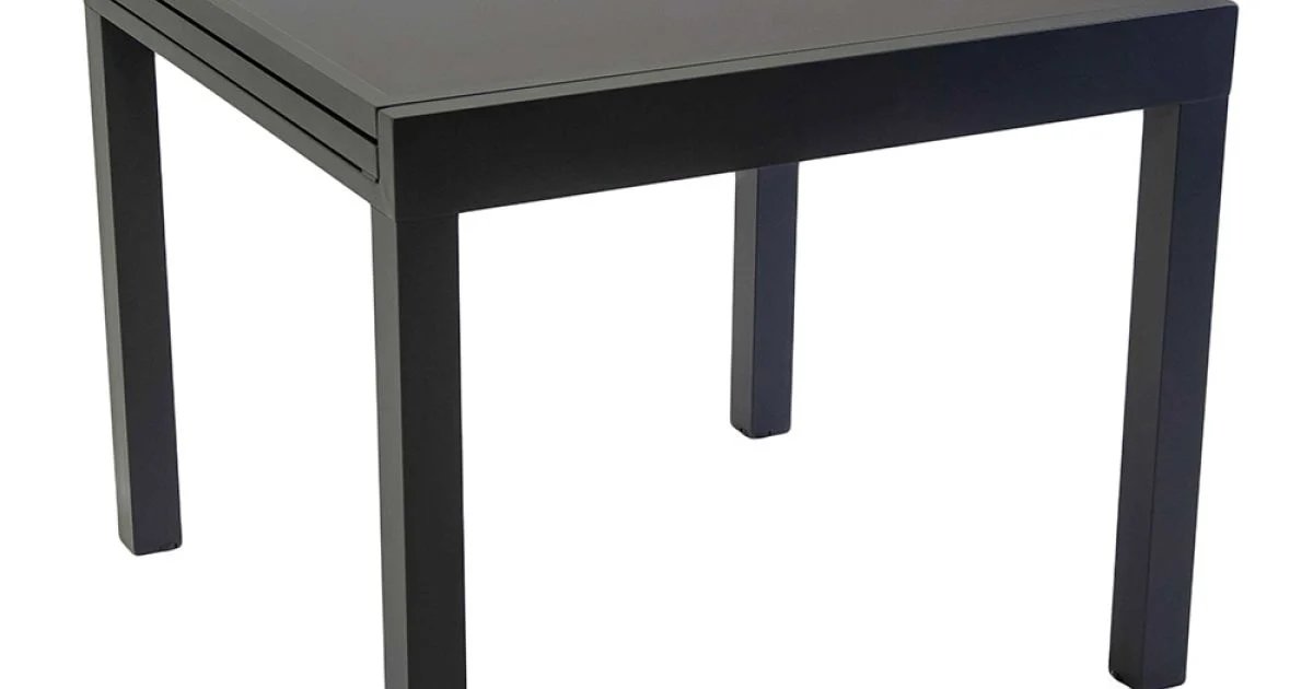 Tavolo Allungabile a 180 cm o 220 cm con Piano in Vetro Temprato - Cartellina