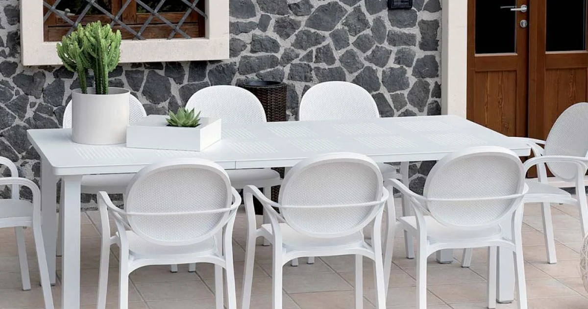 Tavolo Allungabile a 220 cm in Polipropilene e Alluminio - Pillow