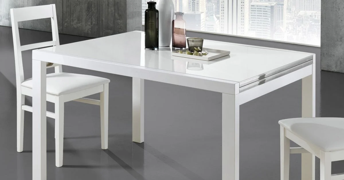Tavolo Allungabile a 240 cm in Legno Laccato Design Made in Italy - Jacobs
