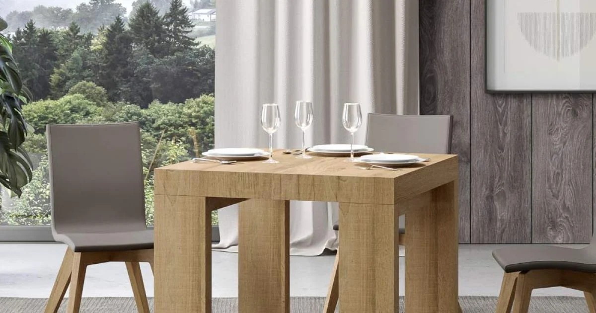 Tavolo Allungabile a 246 cm in Microparticelle di Legno Made in Italy - Albero