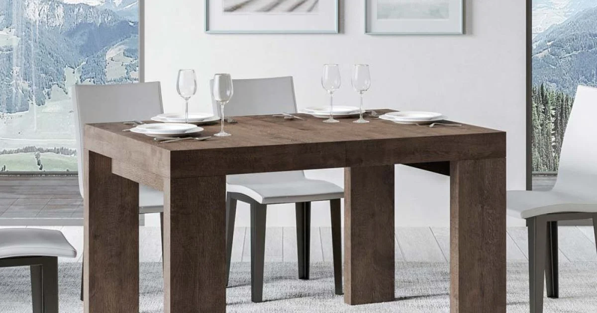 Tavolo Allungabile a 440 cm in Microparticelle di Legno Made in Italy - Albero
