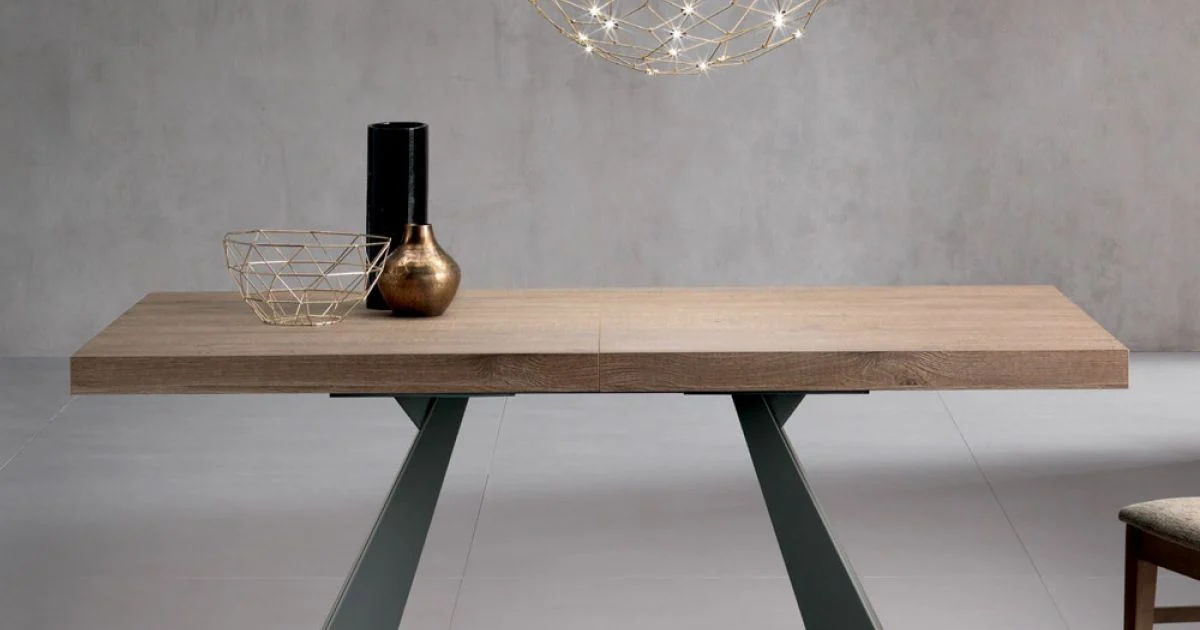 Tavolo Allungabile con Allunga Centrale in Laminato - Aperol