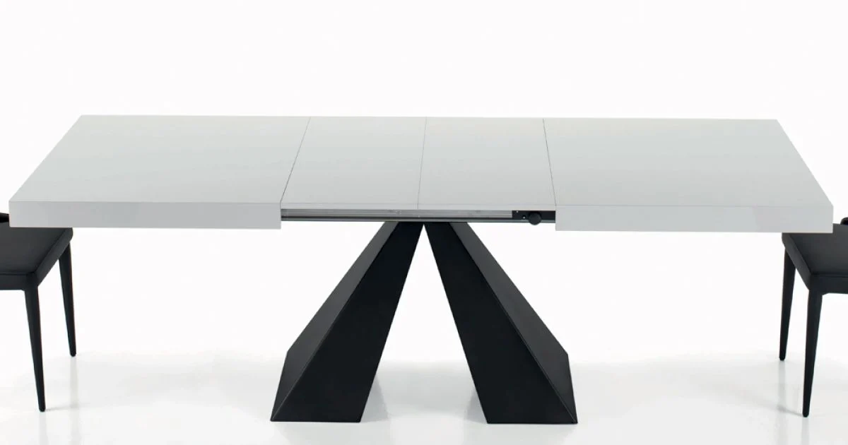 Tavolo Allungabile con Apertura Centrale e Bordo Folding Made in Italy - Dalmata