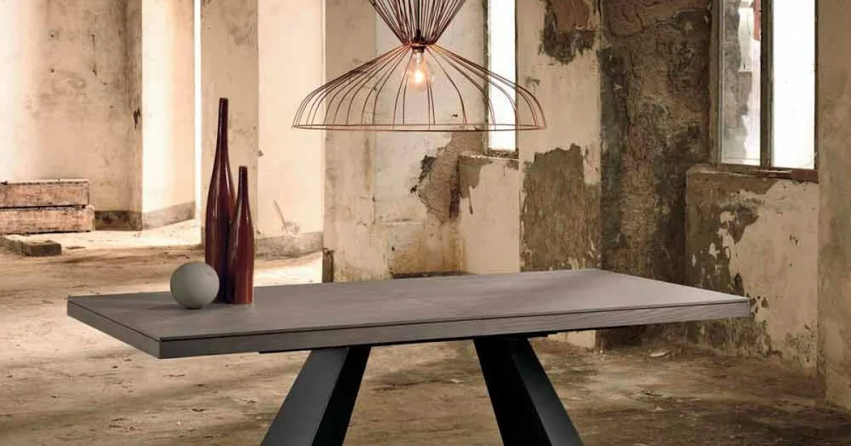 Tavolo Allungabile Moderno in Legno Rovere Made in Italy - Zerba