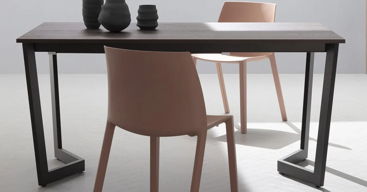 Tavolo Allungabile Fino 238 cm Metallo Moka e Hpl Made in Italy - Pablito