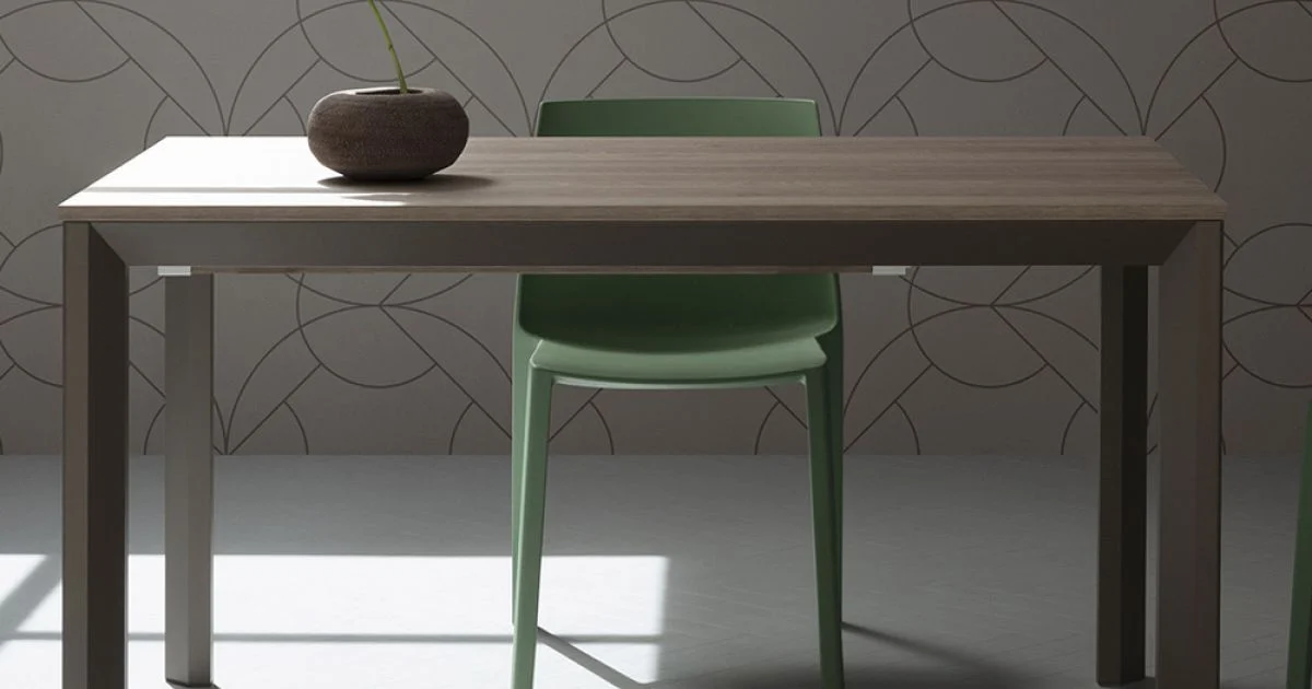 Tavolo Allungabile Fino 240 cm Piano Hpl Colorato Made in Italy - Filiberto
