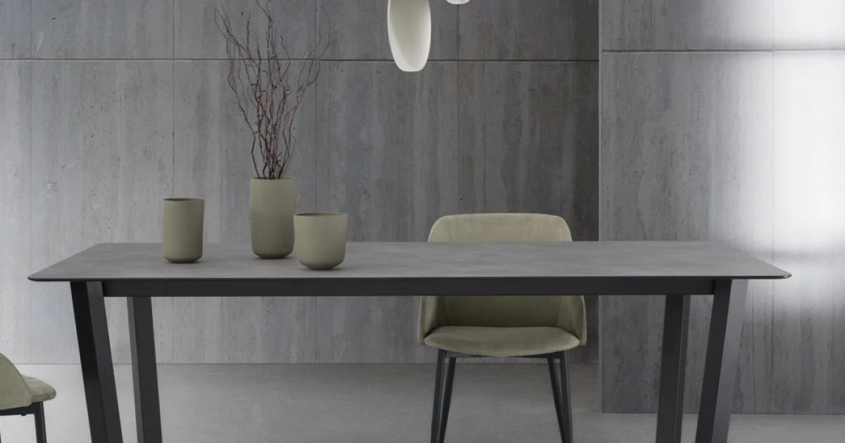 Tavolo Allungabile Fino 300 cm Base in Metallo Made in Italy - Bastiano