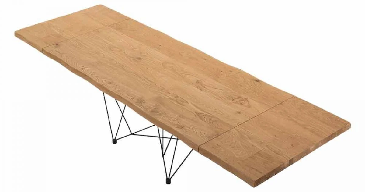 Tavolo Allungabile Fino 300 cm in Legno Impiallacciato Made in Italy – Ezzellino