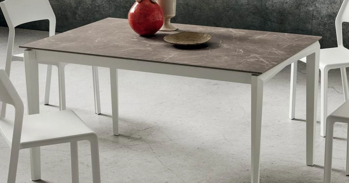 Tavolo Allungabile Fino a 240 cm con Piano in Hpl Made in Italy - Fantastic