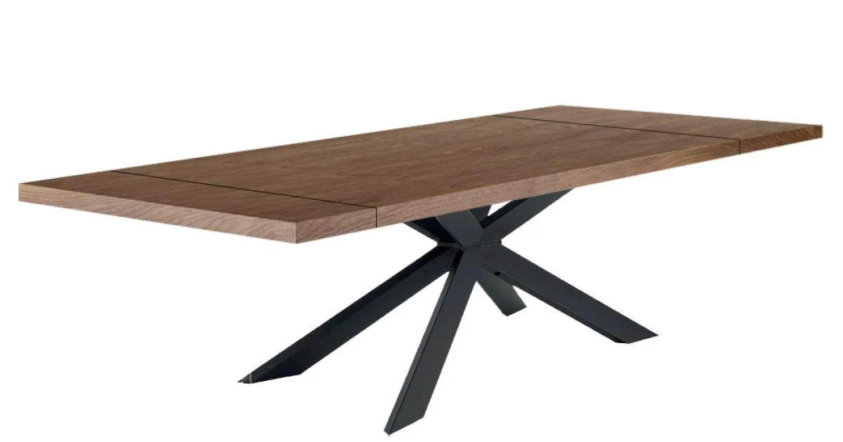 Tavolo Allungabile Fino a 300 cm con Piano Impiallacciato Made in Italy - Grotta