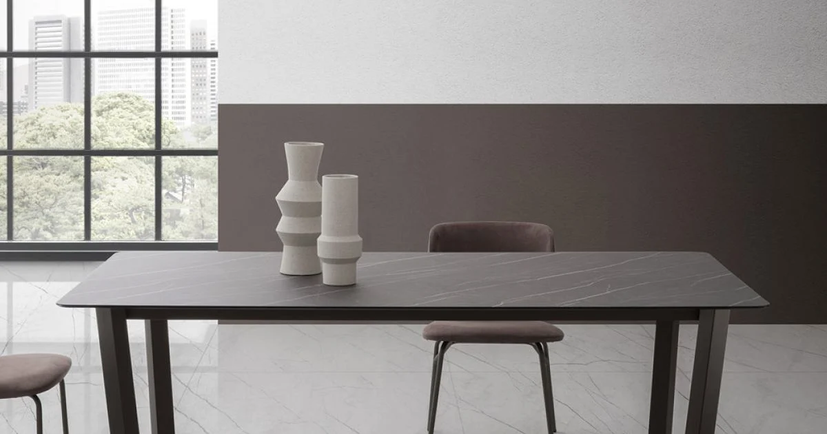 Tavolo Allungabile Fino a 300 cm in Hpl Stratificato Made in Italy - Bastiano