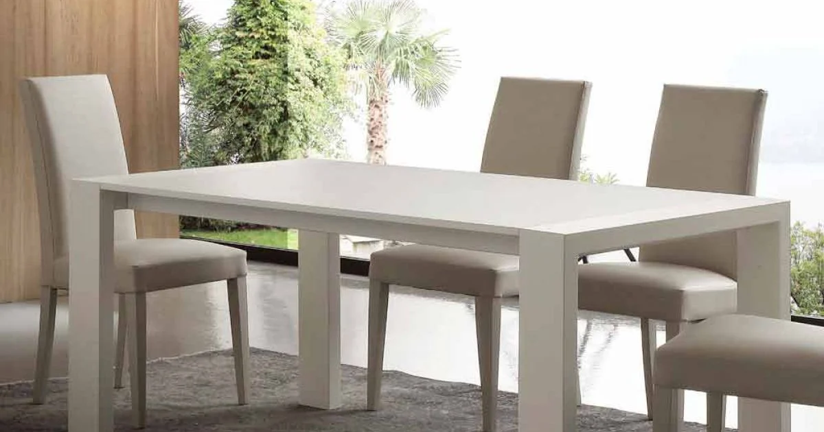 Tavolo allungabile in nobilitato e mdf moderno Jesi