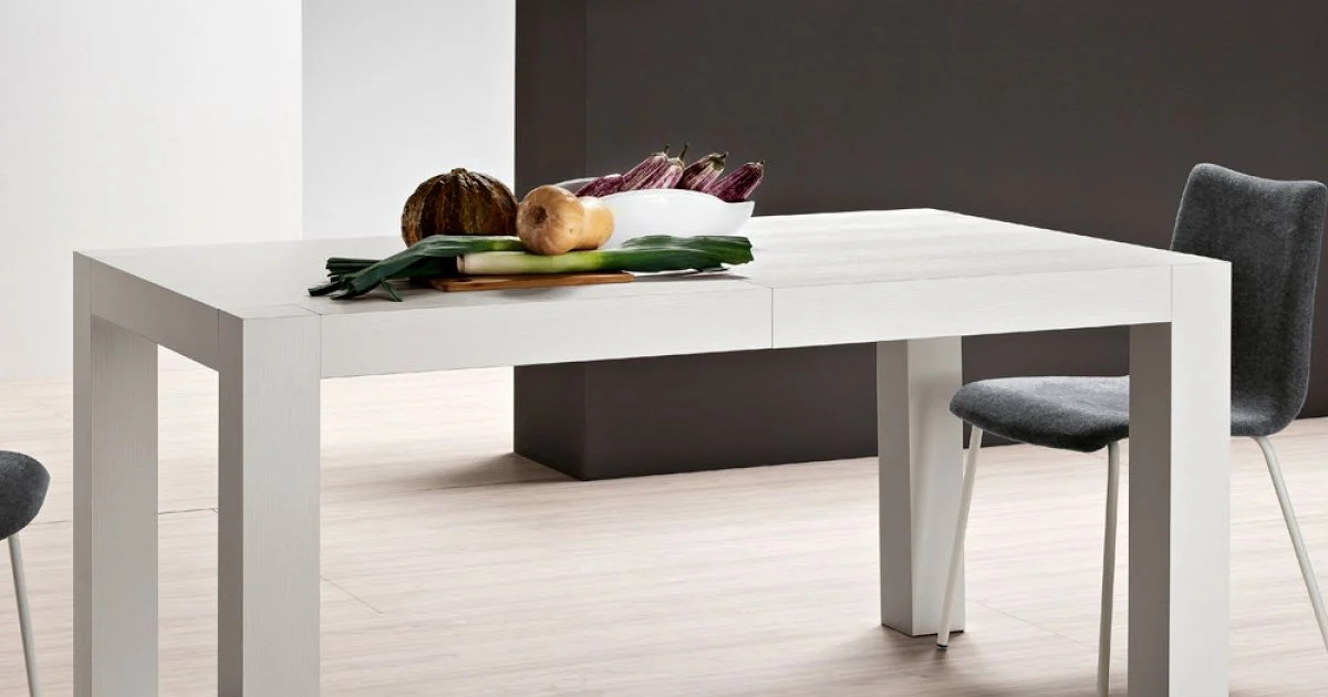 Tavolo Allungabile Realizzato in Melaminico Folding Made in Italy - Oky