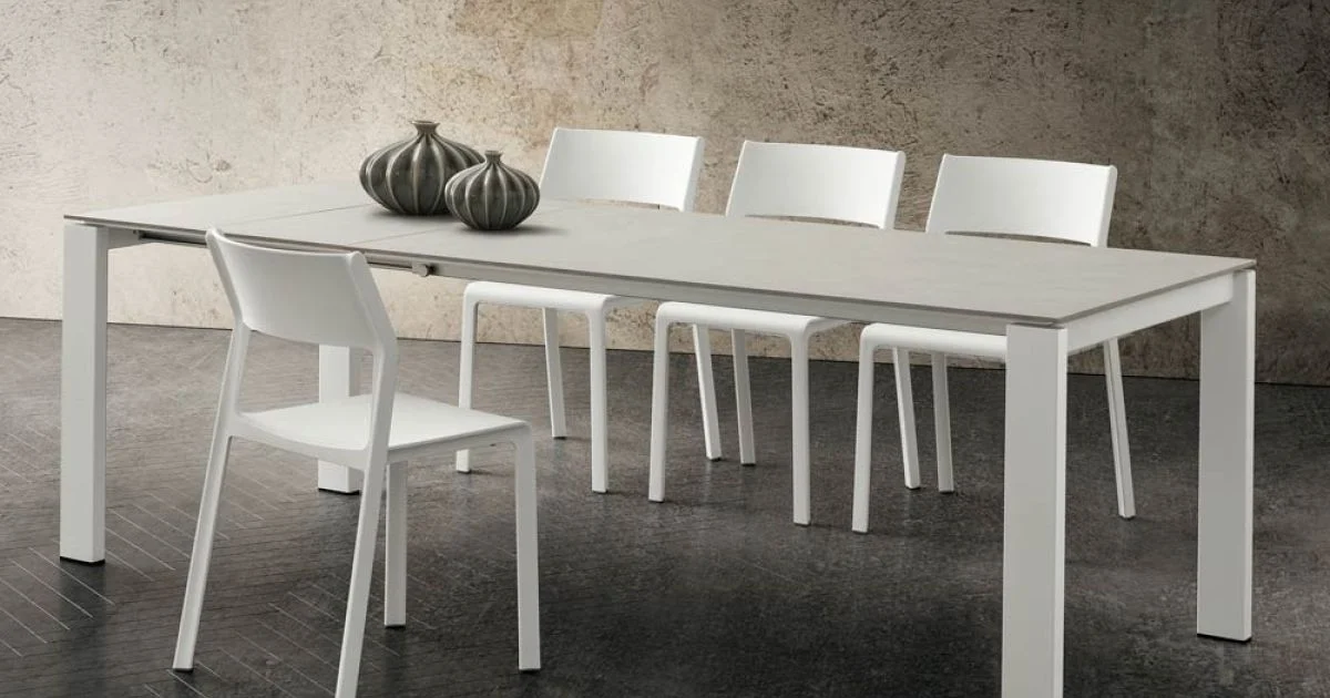 Tavolo Cucina Allungabile Fino a 240 cm in Hpl Pregiato Made in Italy - Jupiter