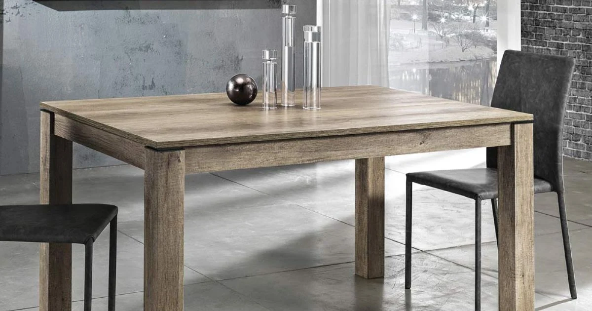 Tavolo da Pranzo Allungabile a 200 cm in Melaminico Made in Italy - Denis