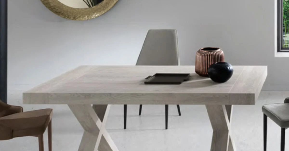 Tavolo da Pranzo Allungabile a 260 cm Effetto Legno Made in Italy - Lenova