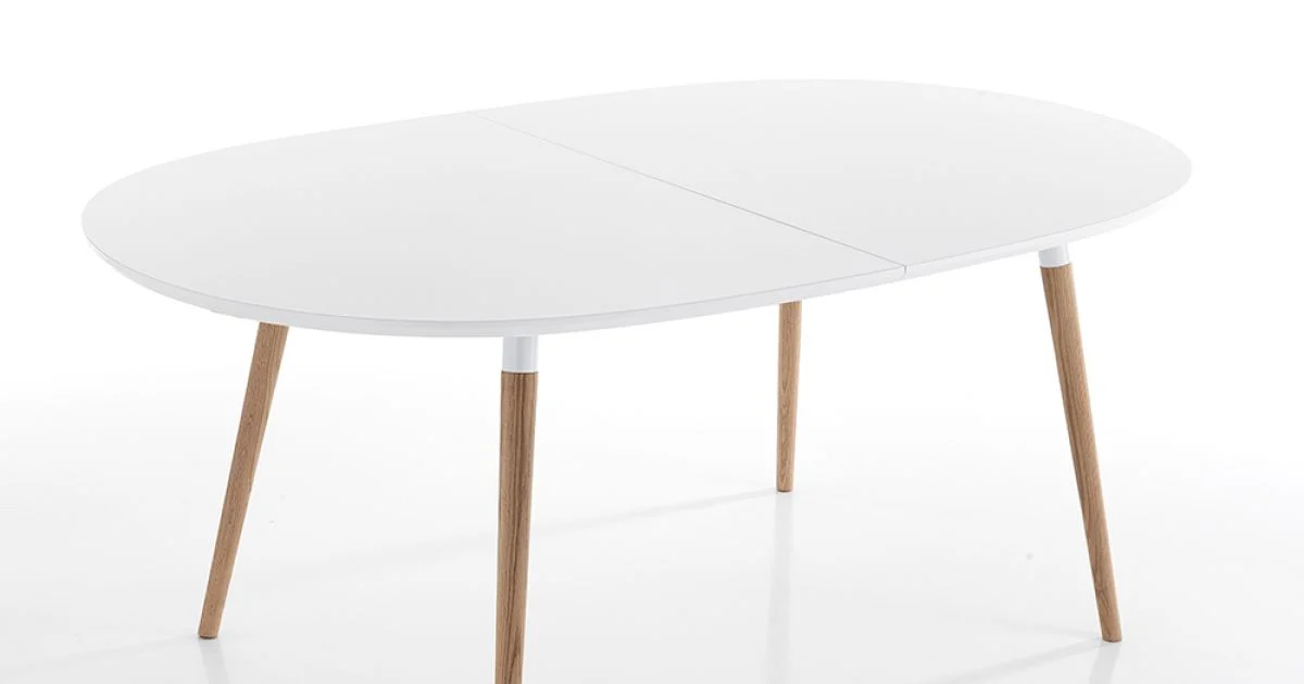 Tavolo da Pranzo Allungabile a 270 cm in Mdf e Legno Massello - Maurizio