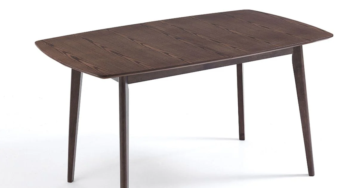 Tavolo da Pranzo Allungabile Fino a 150 cm in Mdf e Legno Massello - Decio