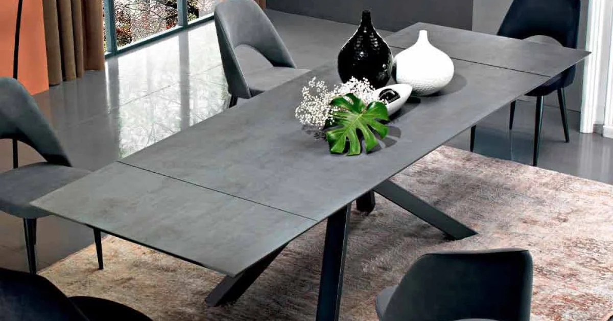 Tavolo da Pranzo Allungabile Fino a 300 cm in Laminato Made in Italy - Settimmio