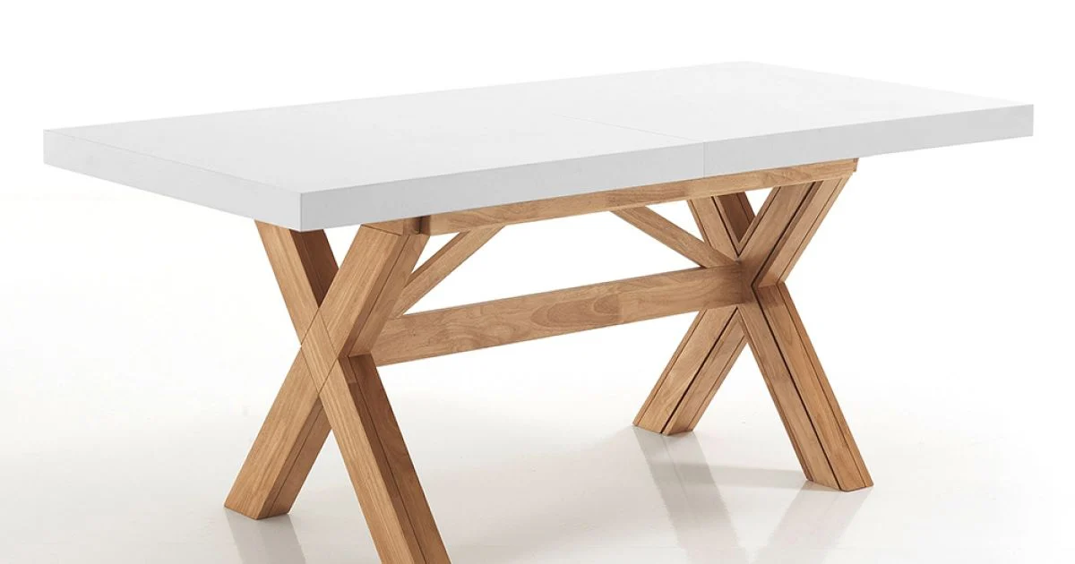 Tavolo da Pranzo Allungabile Fino a 360 cm in Legno Massello - Massimo
