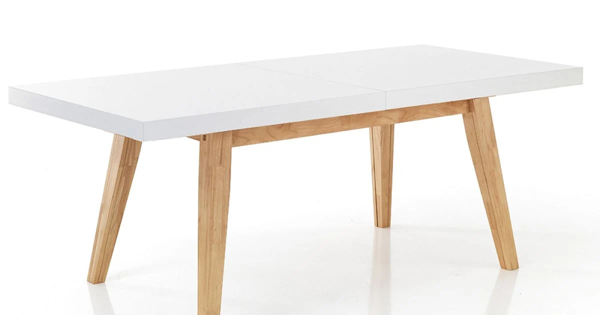 Tavolo da Pranzo Allungabile Fino a 315 cm in Mdf e Legno Massello - Paolo