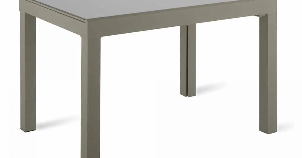 Tavolo da Pranzo Allungabile Fino 350 cm in Vetro, Melaminico e Metallo - Meryl