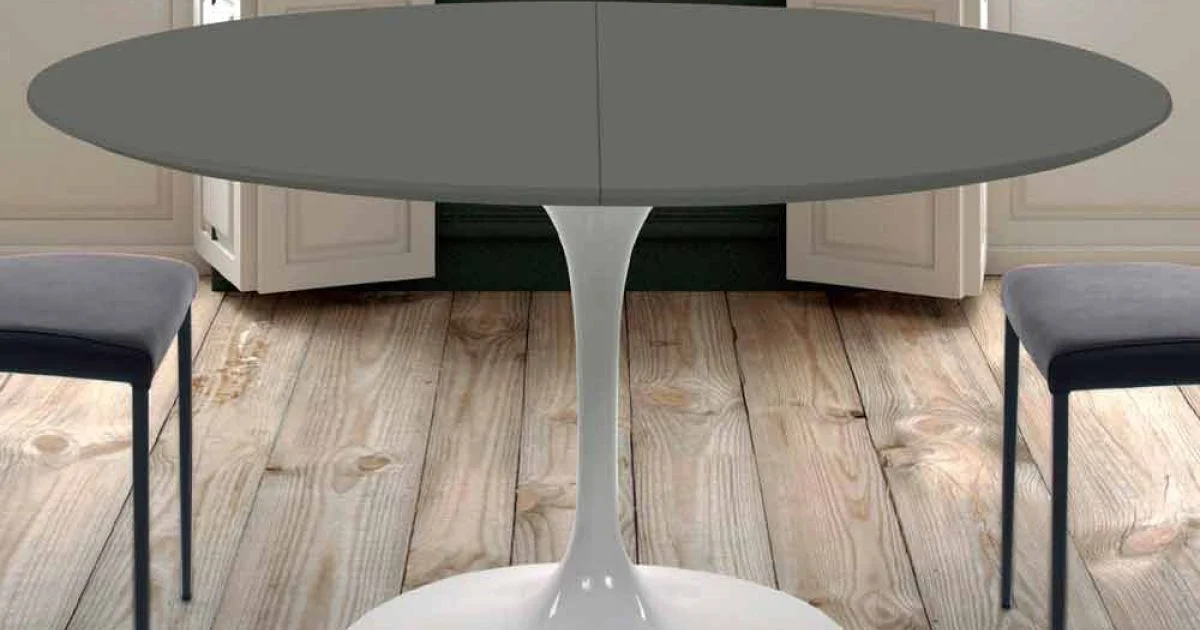 Tavolo da Pranzo Rotondo Allungabile Fino a 170 cm Made in Italy - Dollars