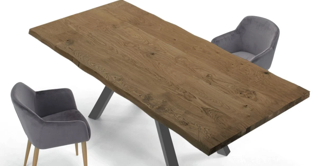 Tavolo di Design in Legno e Acciaio Fino a 12 Posti Made in Italy – Settimmio