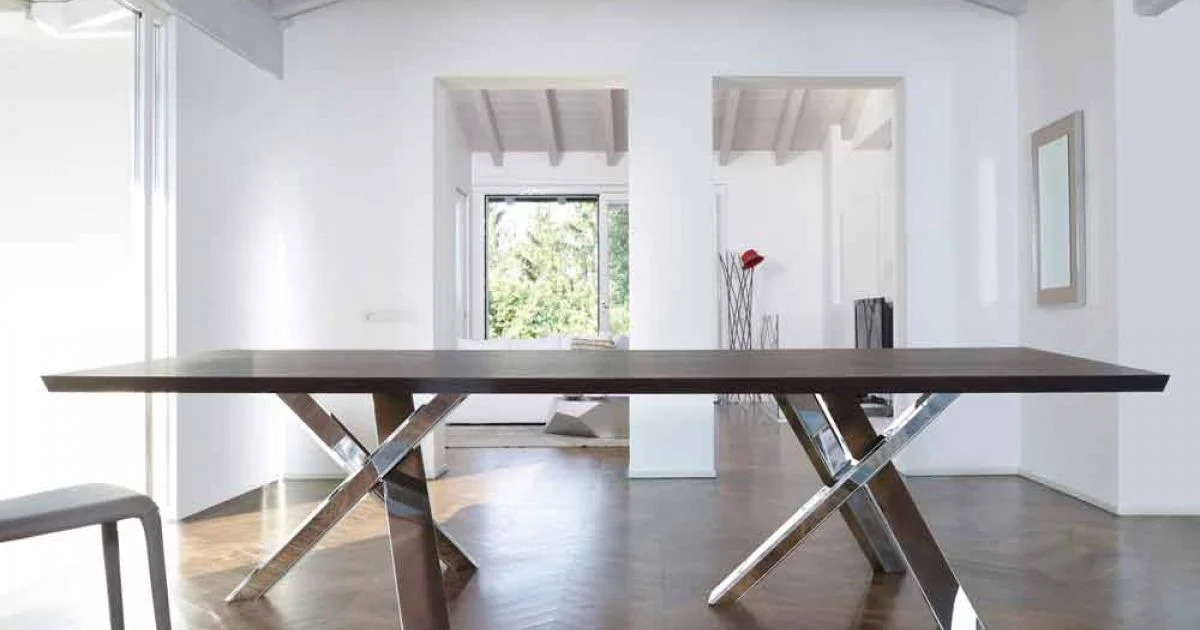 Tavolo di design moderno in legno 270x120cm made in Italy Tree