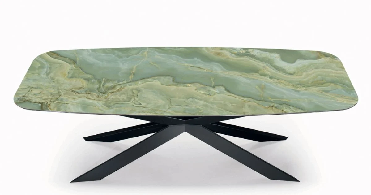 Tavolo Fisso in Ceramica in Diverse Finiture e Misure Made in Italy - Grotta