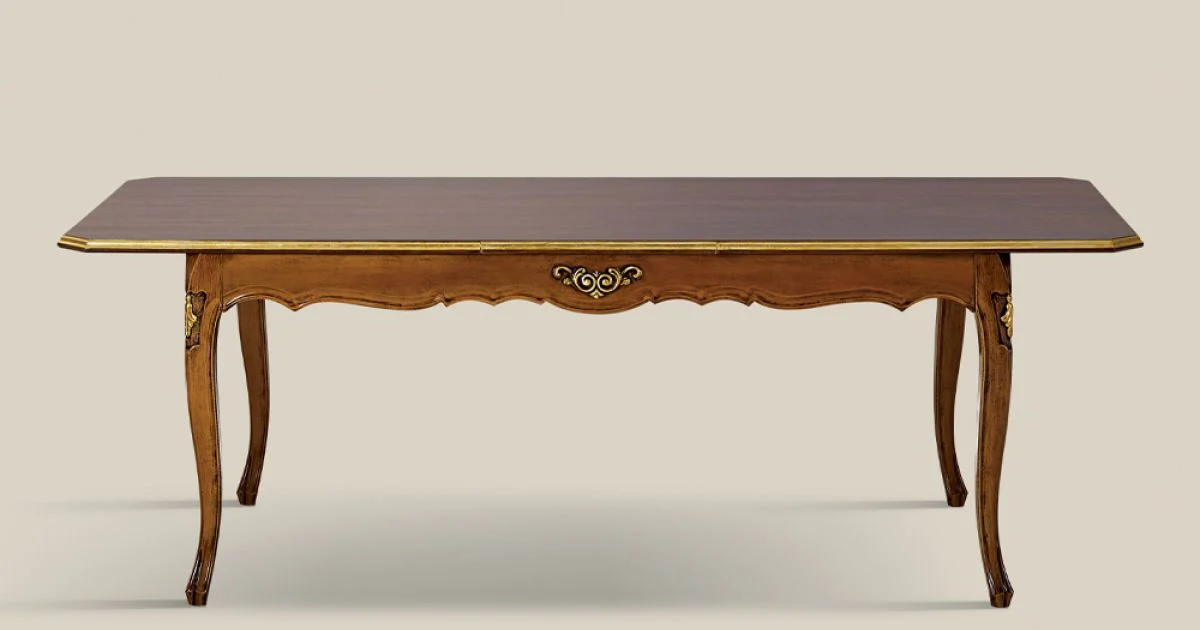 Tavolo in Legno Allungabile 280 cm Stile Classico Made in Italy - Majesty