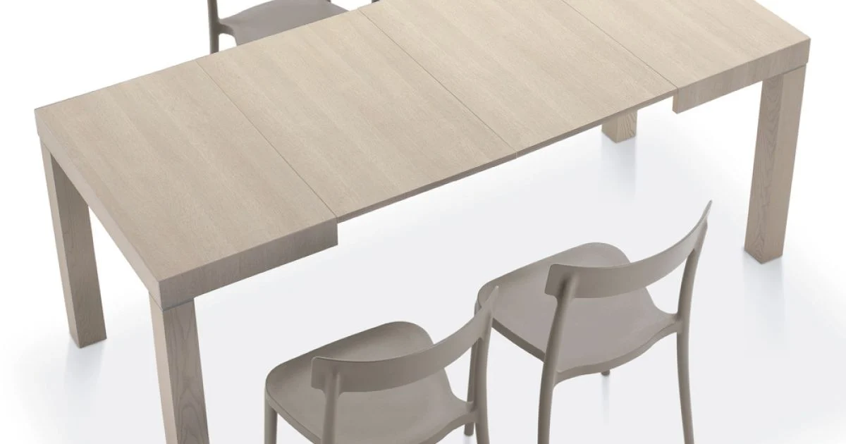 Tavolo in Legno Laminato Allungabile Fino a 470 cm Made in Italy – Gordito