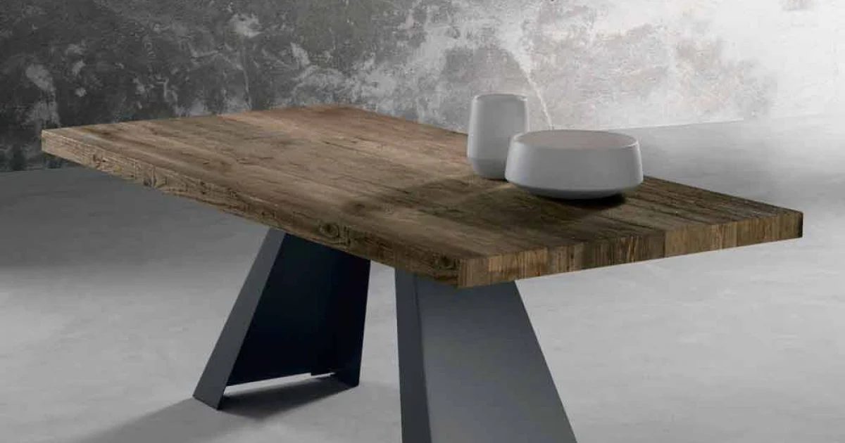 Tavolo da Pranzo in Legno Massello Made in Italy – Zerba