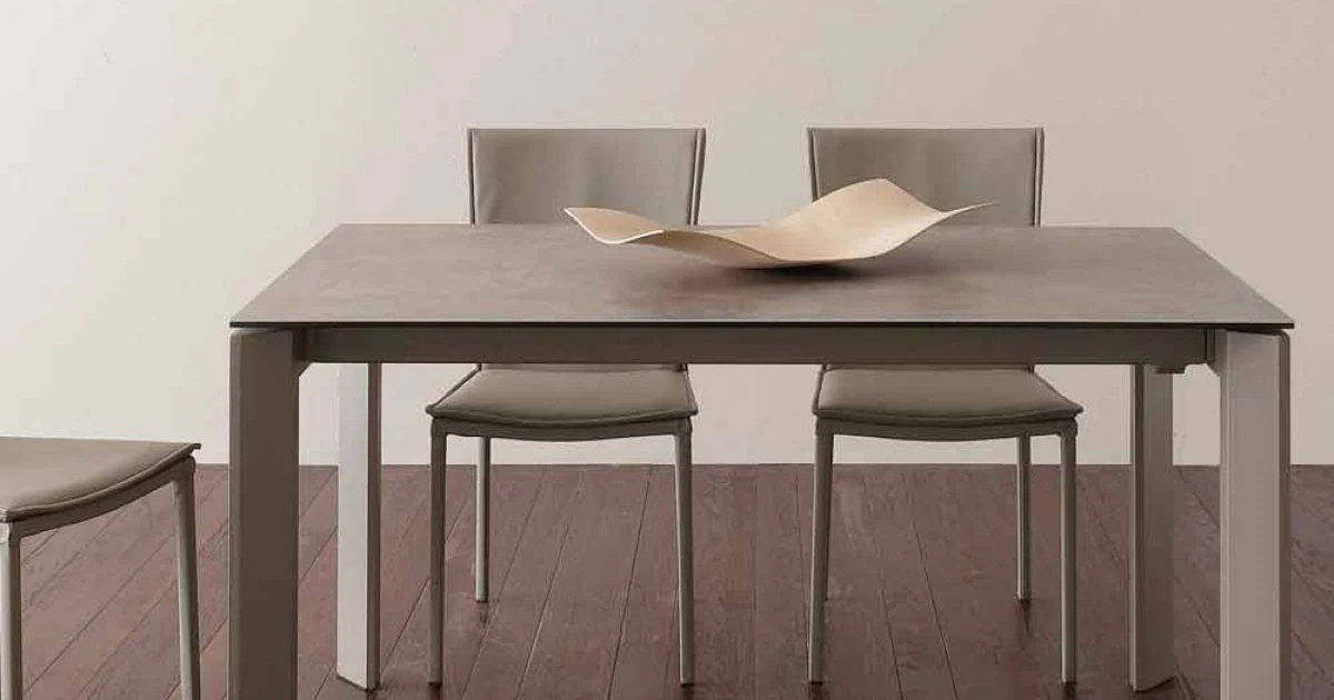 Tavolo in vetroceramica allungabile a libro fino a 240 cm Terni