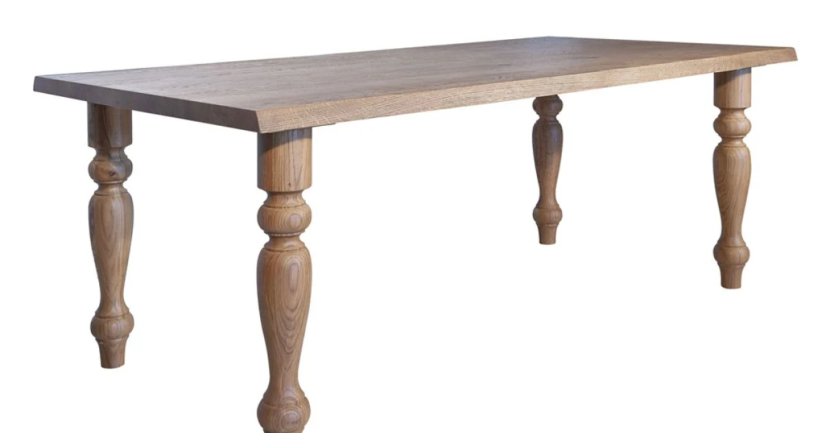Tavolo Indoor con Piano e Gambe in Rovere Realizzato in Italia – Geolier