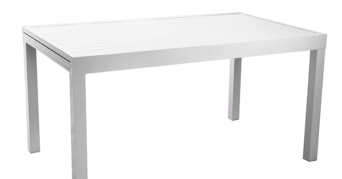 Tavolo Rettangolare Allungabile a 210 cm Realizzato in Alluminio - Pennarello