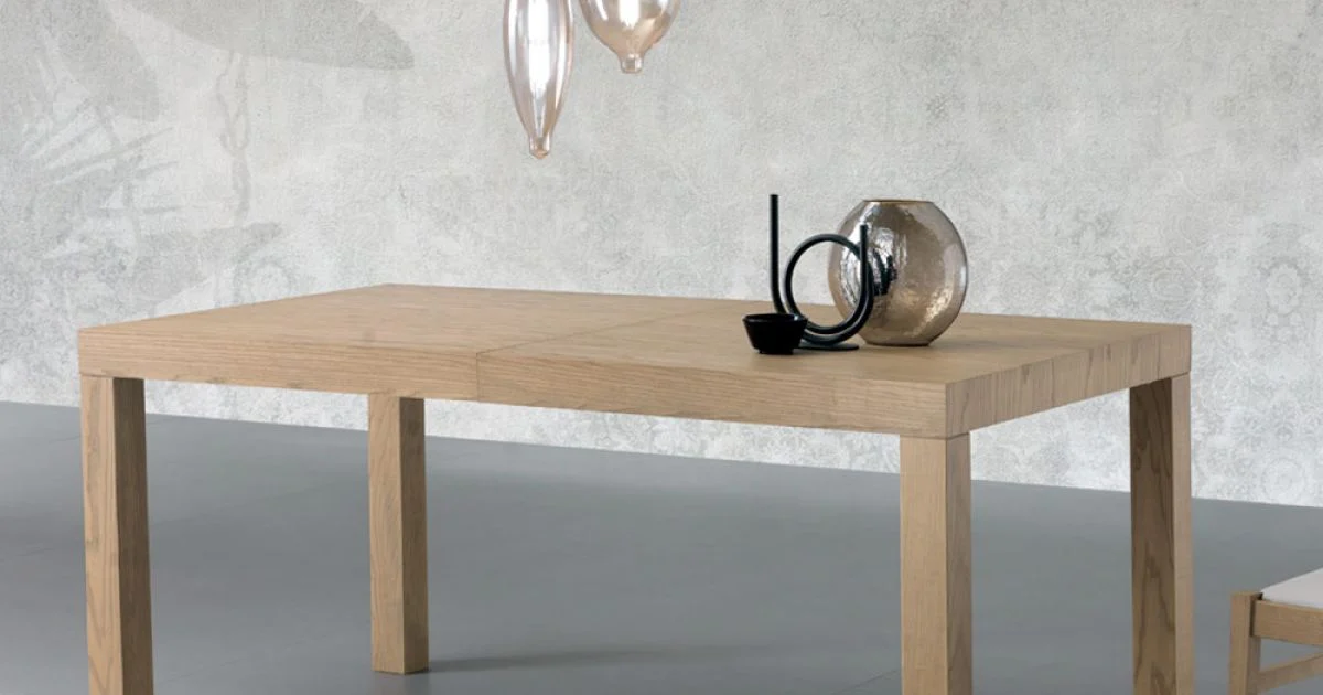 Tavolo Rettangolare Allungabile a 300 cm o 340 cm in Legno - Passoa