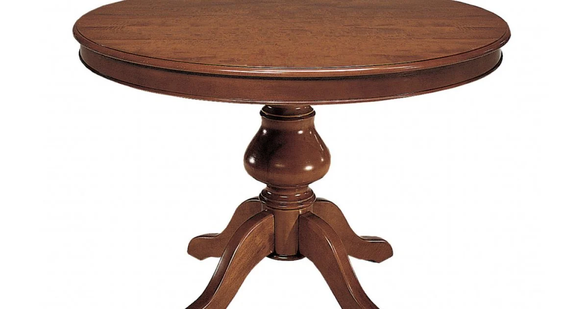Tavolo Rotondo con Allunga da 34 cm Made in Italy - Tellus