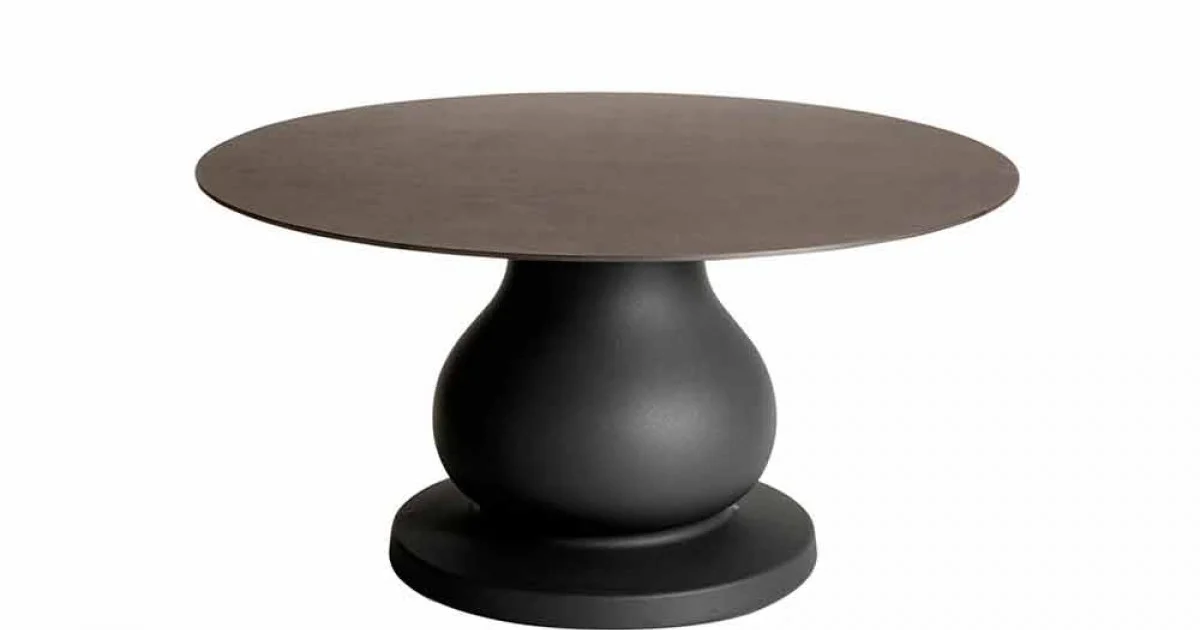 Tavolo Rotondo Design Classico in HPL, diametro 140cm - Ottocento
