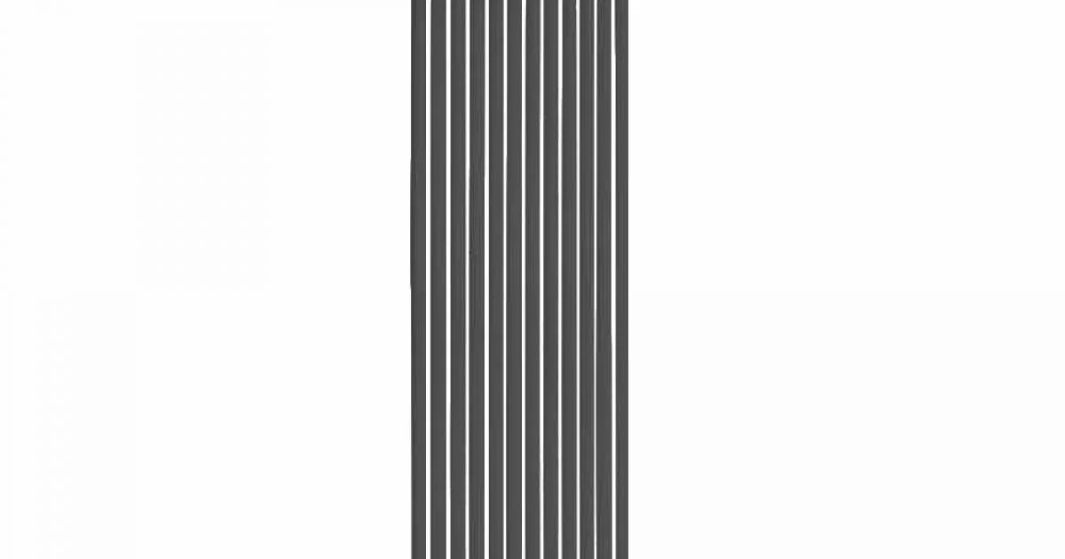 Termoarredo a Parete Verticale in Acciaio Design Moderno 1017 Watt - Zigolo